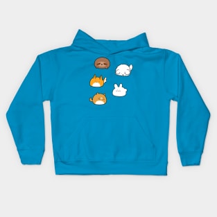 Cute Animal Blobs! Kids Hoodie